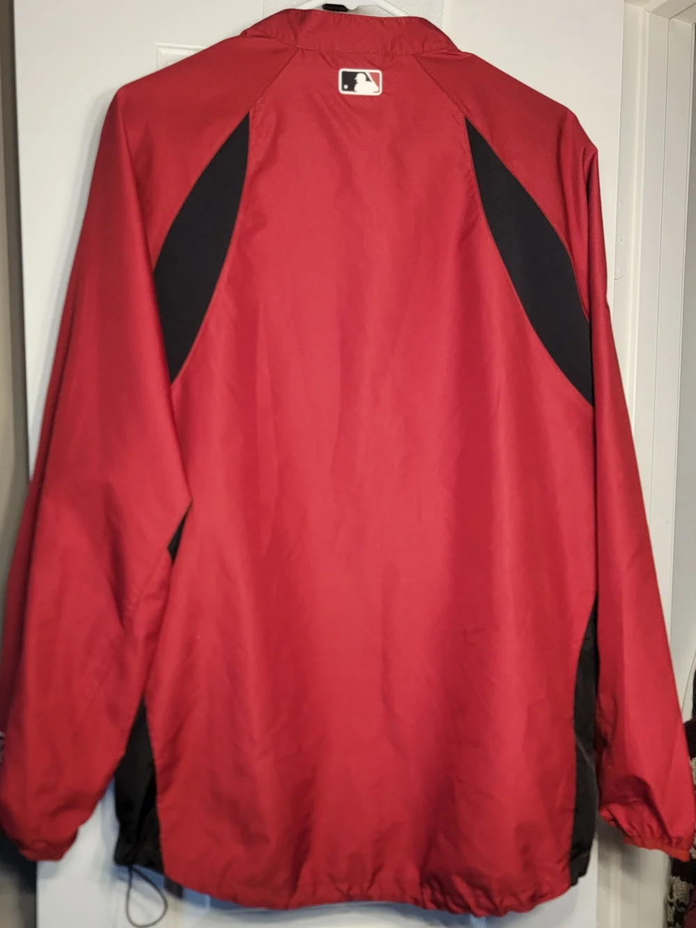 Arizona D-backs Pullover Windbreaker Jacket - Red & Black